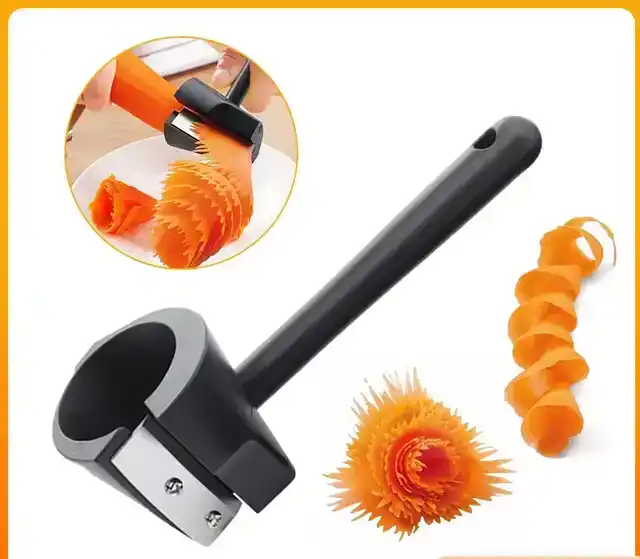 Spiral Cutter Vegetable Carrot Shredder Slicer Fruits Peeler Carving Flower Device Kitchen Vegetable
